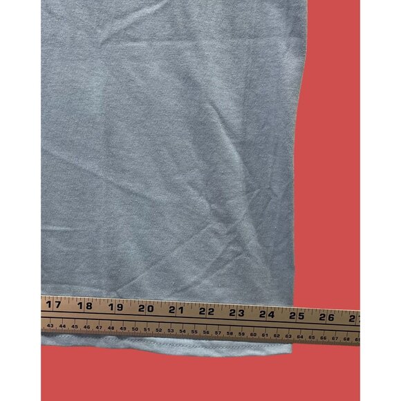 Delta Pro Weight- Men's Adults Short Sleeves T-Shirt -Graphic Tee-Light Blue-XXL - Picture 5 of 13